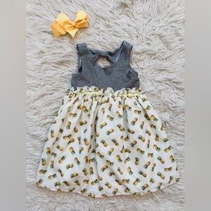 Pippa & Julie pineapple dress size 3T.